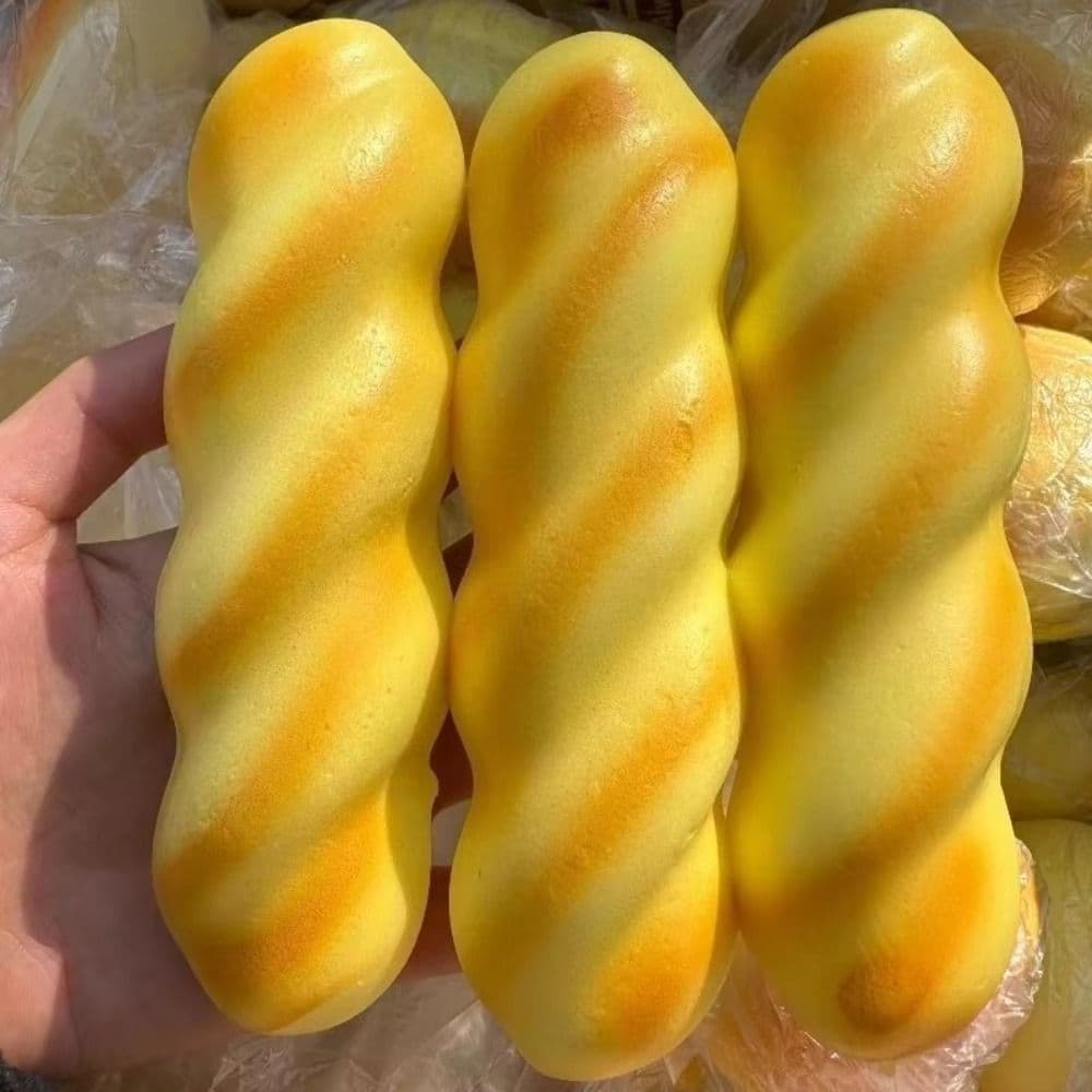 TSUMUGI 1 ชิ้นขนมปัง Squishy, ช้า Rebound Soft Sticky Squeeze ของเล่น, แบบพกพาเปียกนุ่มความเครียด Ball เด็กผู้ใหญ่ รูปที่ 6