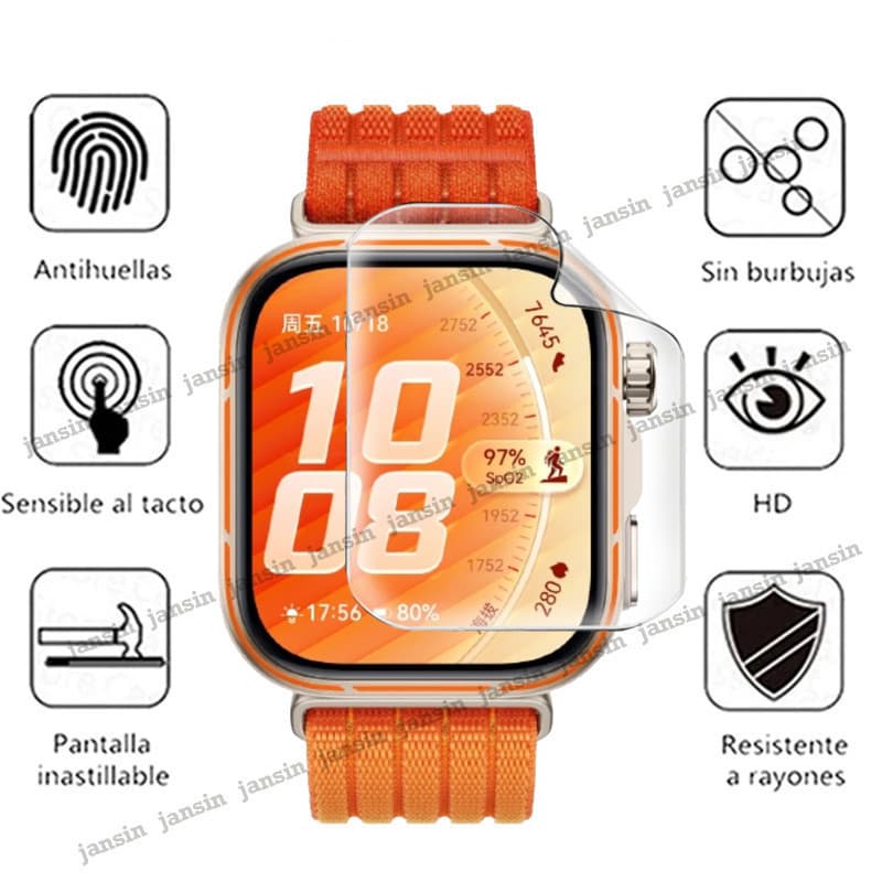 ฟิล์มไฮโดรเจล 1-3PCS ฟิล์มป้องกันหน้าจอ สําหรับ Huawei Watch Fit 5 5pro Films รูปที่ 9