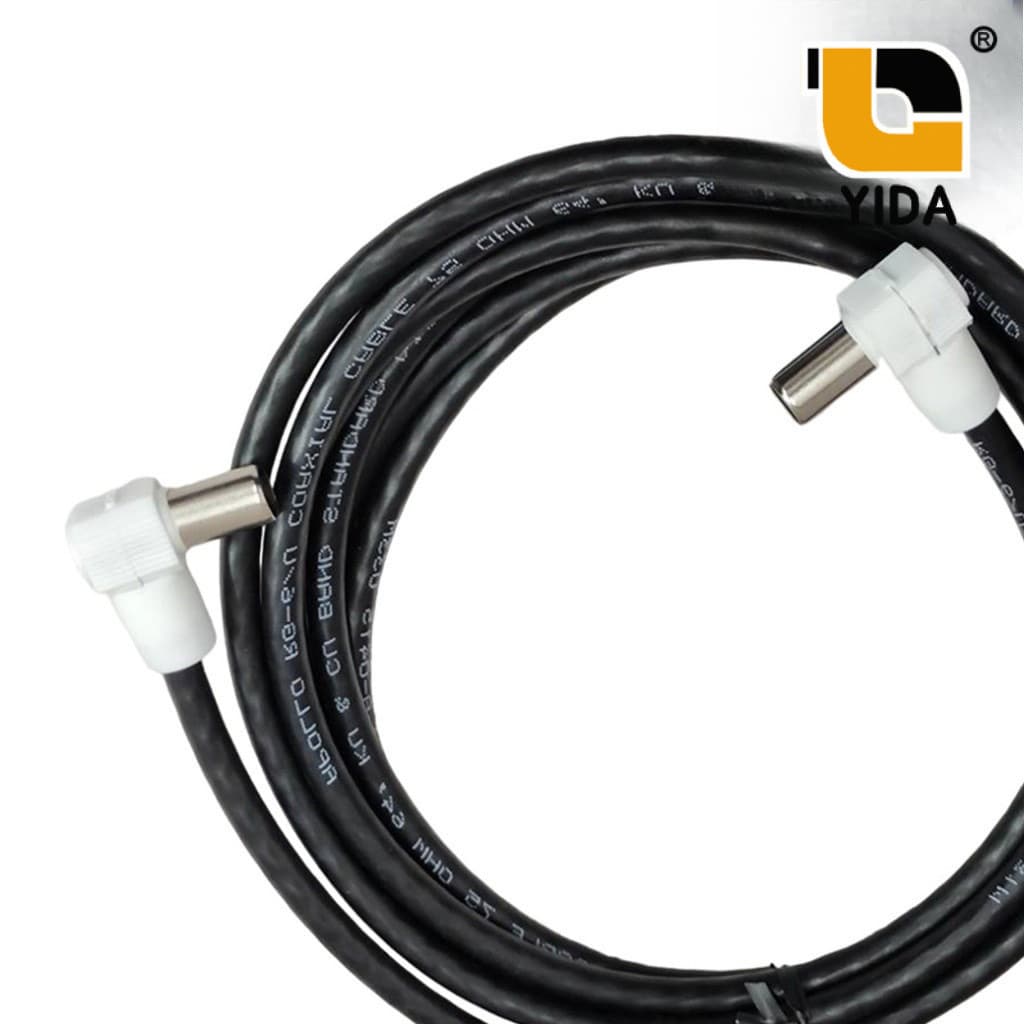 สายอากาศทีวี Digital TV RF Cable สายคอนโด สีดำ รองรับทีวีดิจิตอล ยาว 1-5 เมตร รูปที่ 4