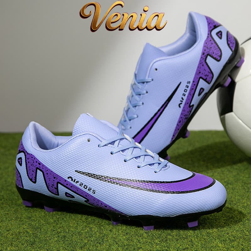 venia มากรองเท้าฟุตบอล สตั๊ด เด็กและผู้ใหญ่ สีเจ็บ ไซค์ 32-46 รองเท้าฟุตซอล รูปที่ 9
