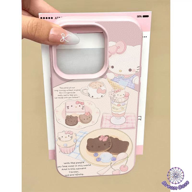 เคสไอโฟน 17 สำหรับ IPhone 13 15 17 AIR 11 16 12 14 Pro Max 15 7 8 14 Plus XR เคสTPUหนังนุ่ม ลายแมวขนมหวาน คู่รัก มินิมอล รูปที่ 1