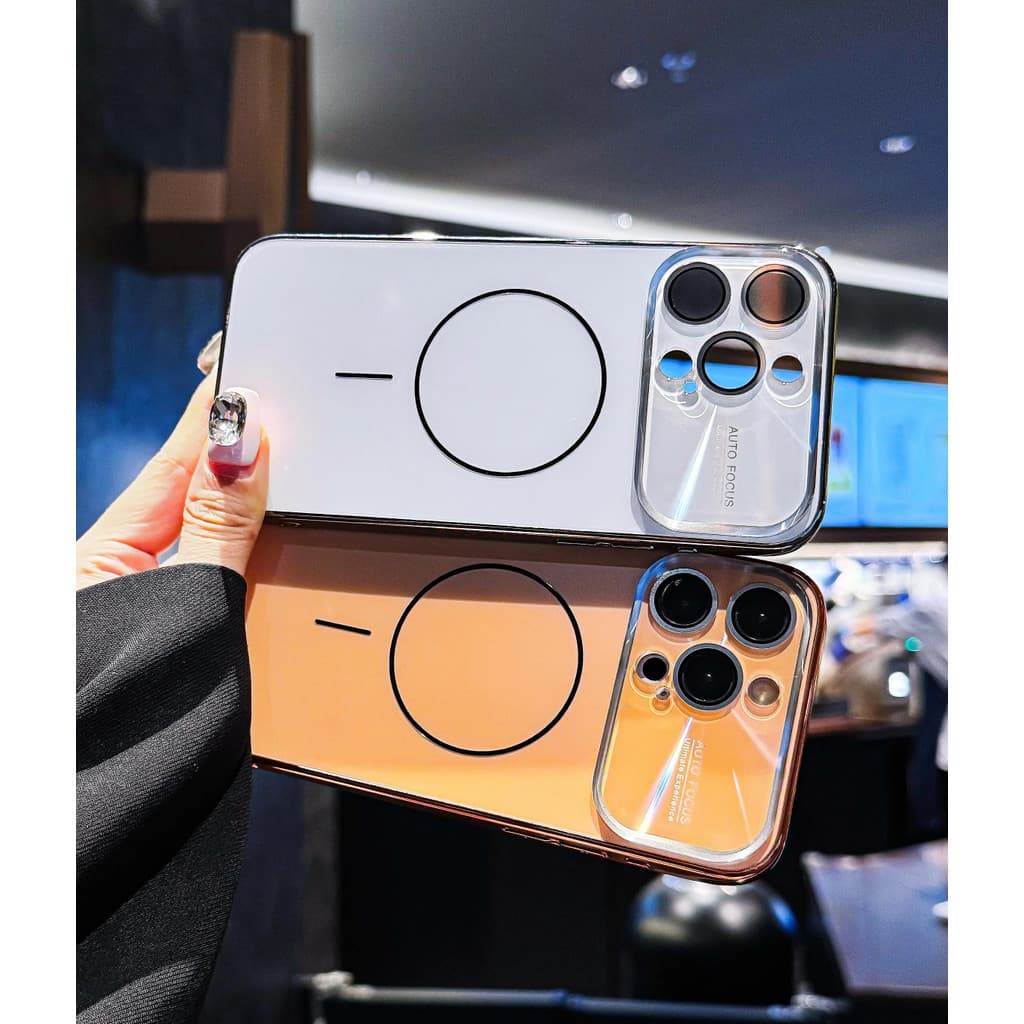 กรอบนุ่มไฟฟ้า เข้ากันได้กับ iPhone 17 Pro Max/12/13 Pro Max/14 Pro/13/15/16 Pro Max เคสโทรศัพท์หรูหราสไตล์ใหม่ รูปที่ 8