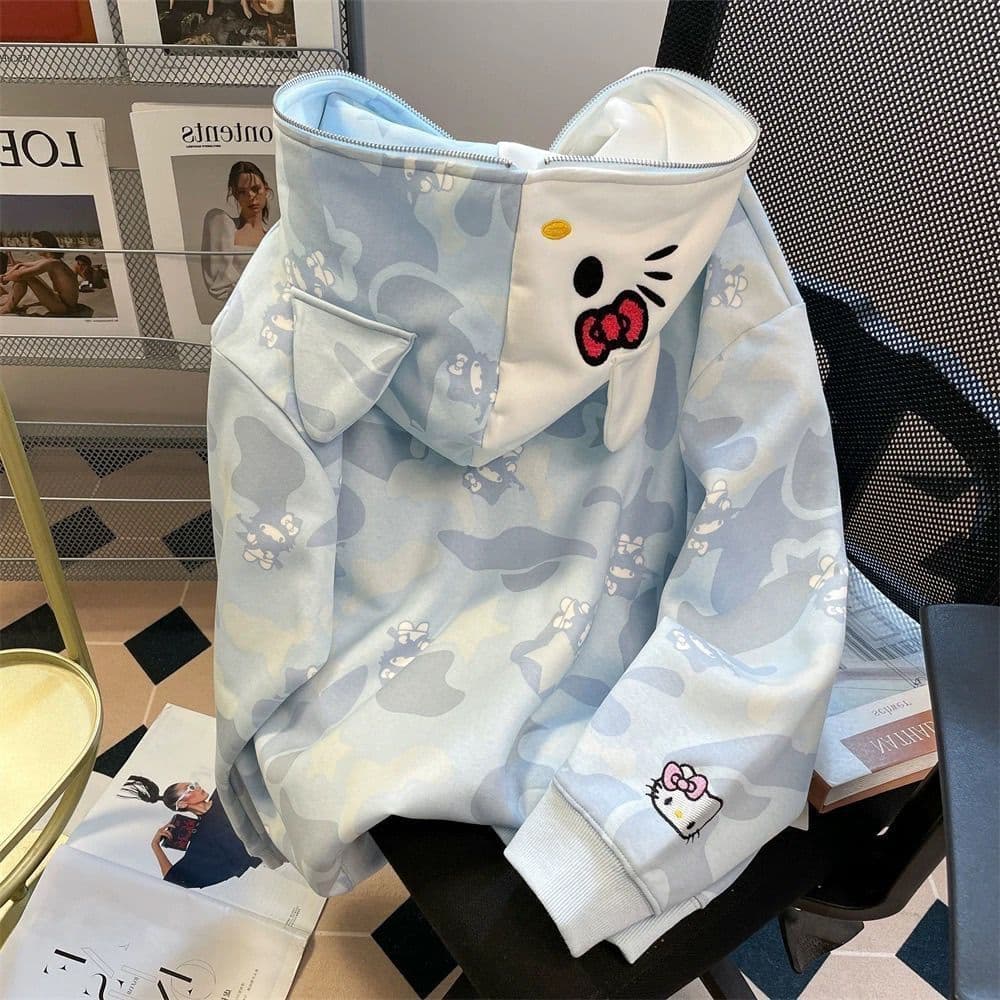 เสื้อสเวตเตอร์สำหรับผู้หญิงในฤดูใบไม้ผลิและฤดูใบไม้ร่วง ดีไซน์สวยงาม แบบขี้เกียจแจ็คเกะ รูปที่ 9