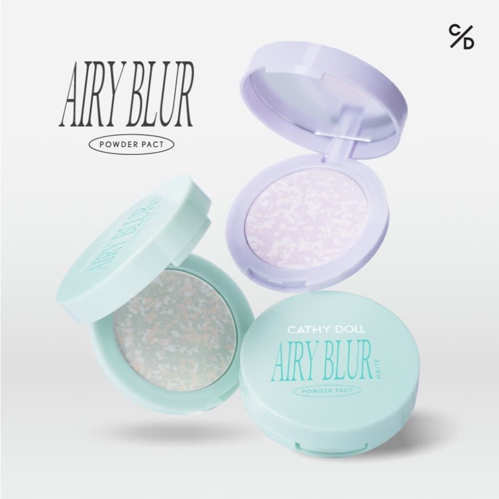 Cathy Doll Airy Blur Powder Pact 4.5g เคที่ดอลล์ แอรี่เบลอพาวเดอร์ รูปที่ 1
