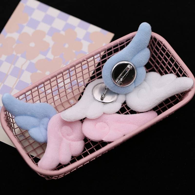 เข็มกลัดปีกนางฟ้าขนาดเล็ก สไตล์ญี่ปุ่น สำหรับตกแต่งเสื้อผ้าและ-accessories- รูปที่ 3