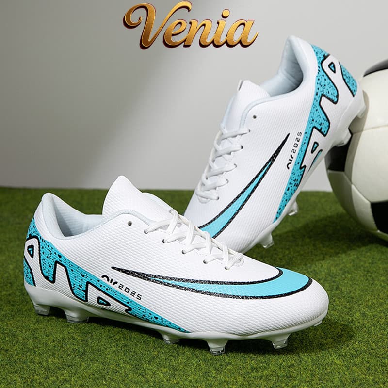 venia มากรองเท้าฟุตบอล สตั๊ด เด็กและผู้ใหญ่ สีเจ็บ ไซค์ 32-46 รองเท้าฟุตซอล รูปที่ 8