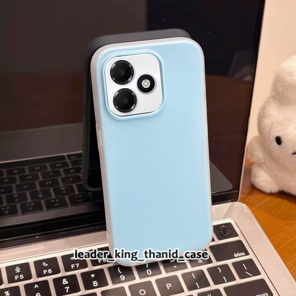 เคสมือถือ สำหรับ OPPO A6C A6S A6X A6T Pro A6 4G/5G เคส2ชั้น สีพื้นพาสเทล สีสันสดใส ป้องกันกระแทกดี เปิดเลนส์กล้อง 057 รูปที่ 6