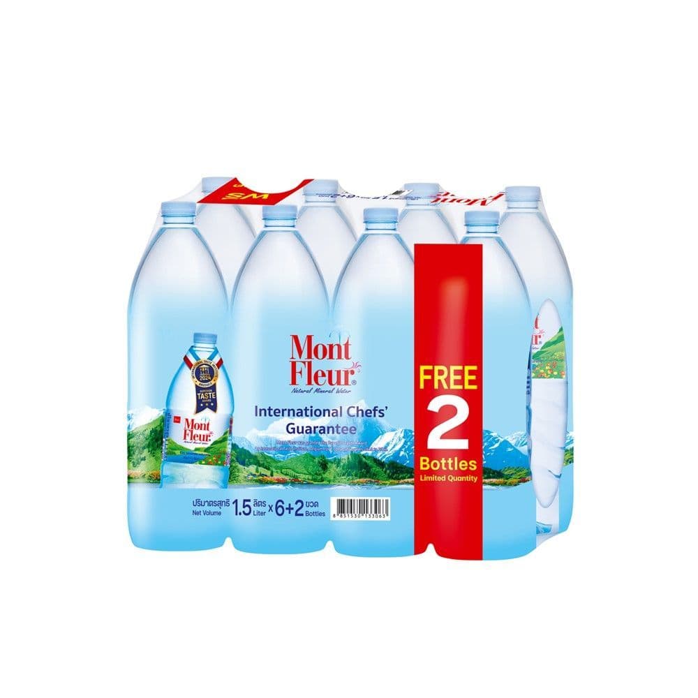 มองต์เฟลอ น้ำแร่ 1500มล. แพ็ค 6 MONT FLEUR MINERAL WATER 1500ML PACK 6 รูปที่ 1