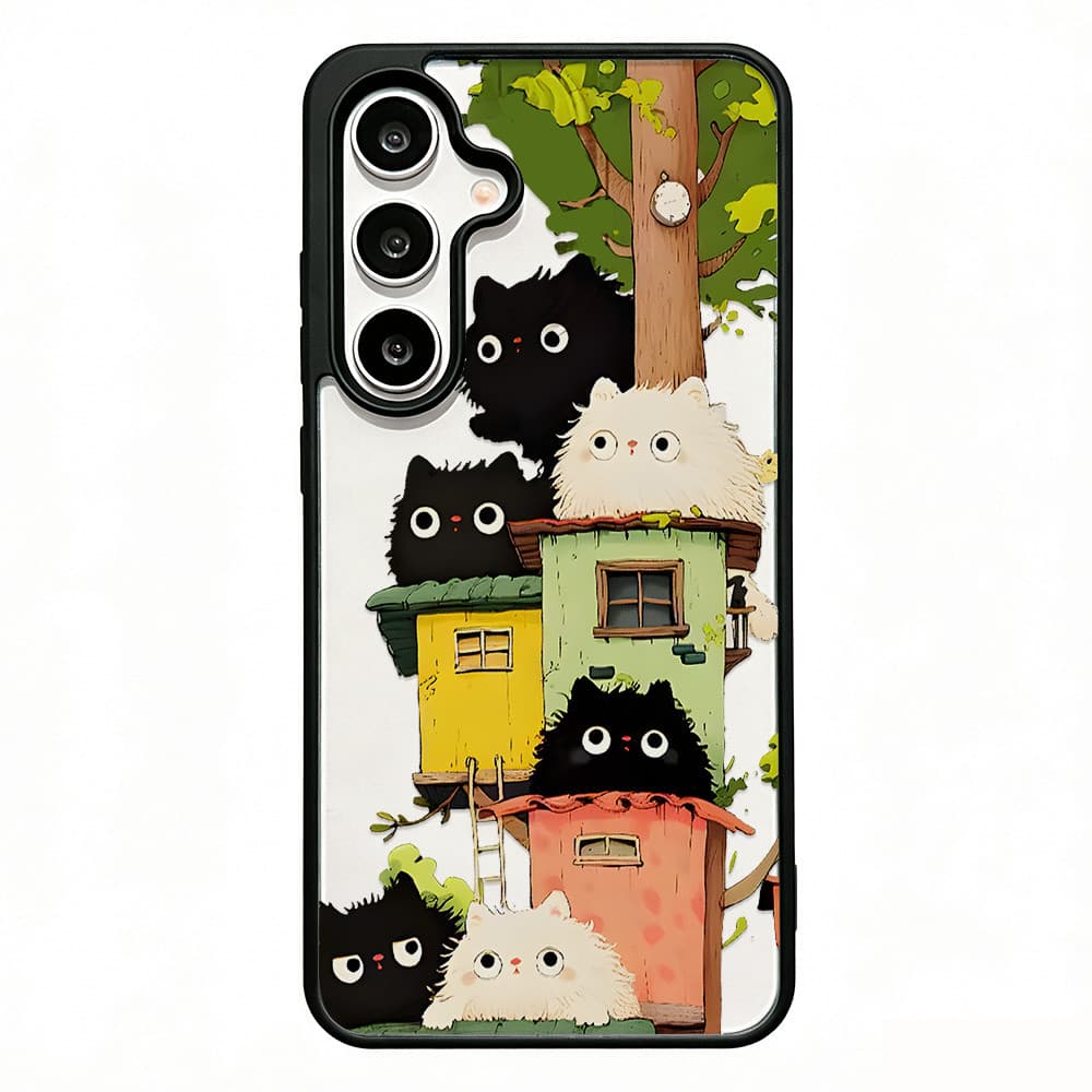 INS เคส For Samsung A57 A07 A56 A37 A17 A05S A55 A16 A54 A34 A36 A06 A35 S24 S23 S26 S25Ultra FE อะคริลิกฝ้า เคสโทรศัพท์ รูปที่ 7