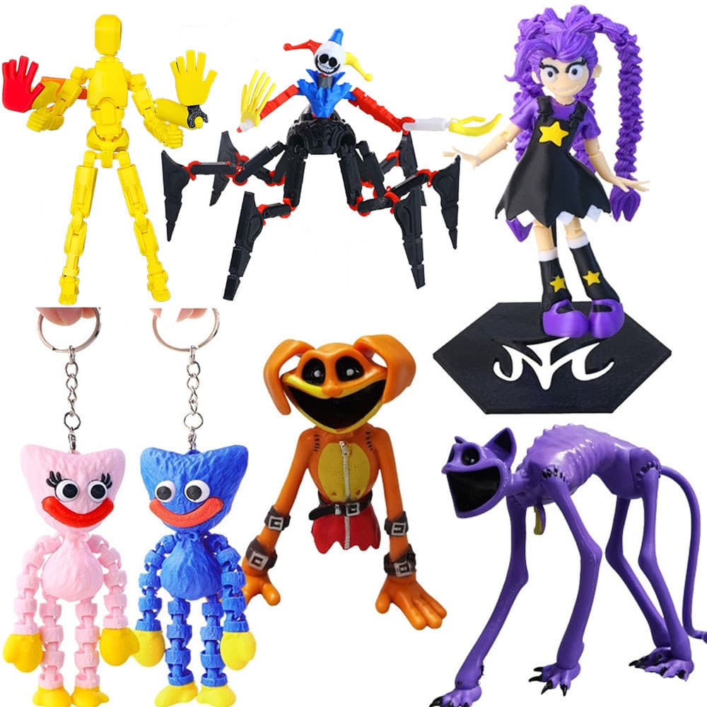 ยิ ้ ม Critters Action Figure CatNap DogDay Poppy Playtime ตุ ๊ กตาเครื ่ องประดับของเล ่ น รูปที่ 1