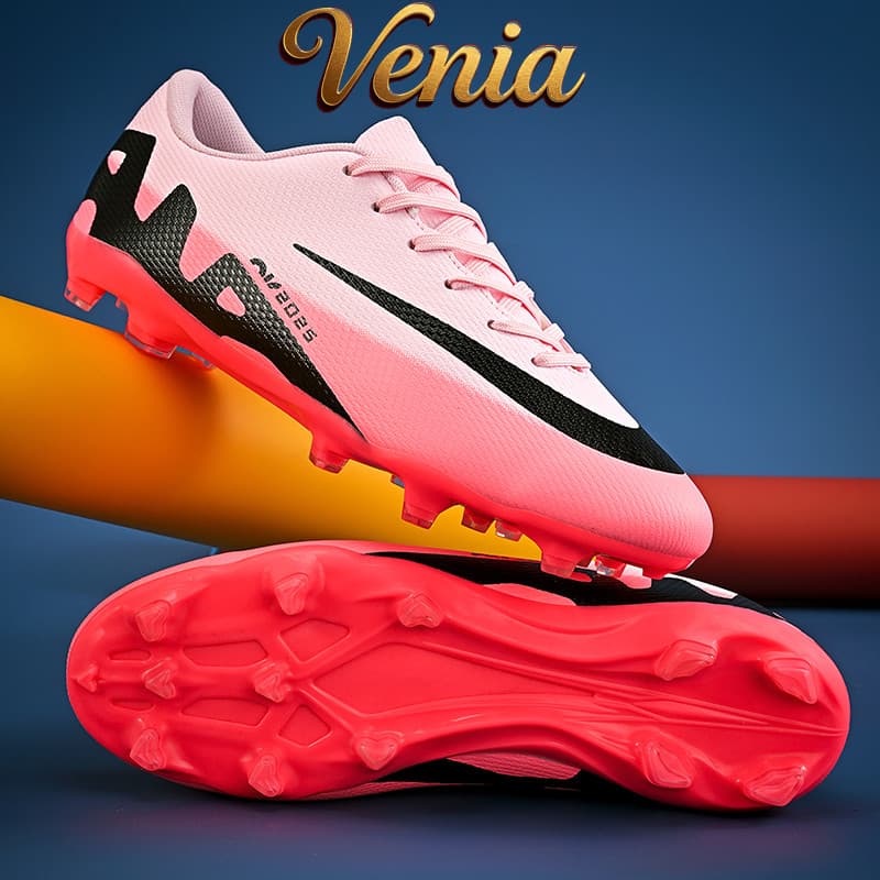 venia มากรองเท้าฟุตบอล สตั๊ด เด็กและผู้ใหญ่ สีเจ็บ ไซค์ 32-46 รองเท้าฟุตซอล รูปที่ 3