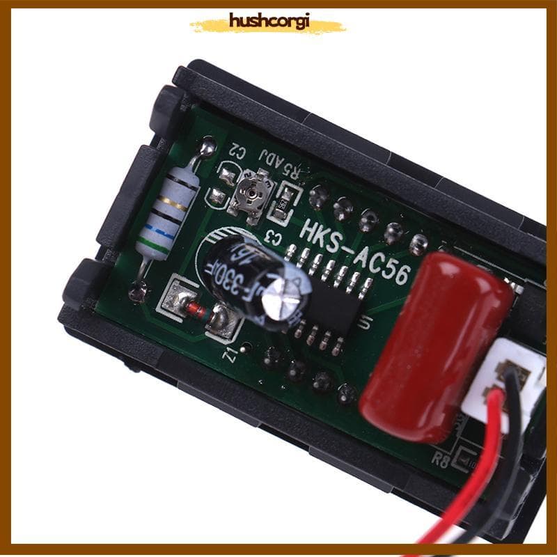 AC 70-500V โวลต์มิเตอร์แบบดิจิตอลจอแสดงผล LED 2 สายไฟโวลต์มิเตอร์ทดสอบแรงดันไฟฟ้าหุ้นใหม่ รูปที่ 5