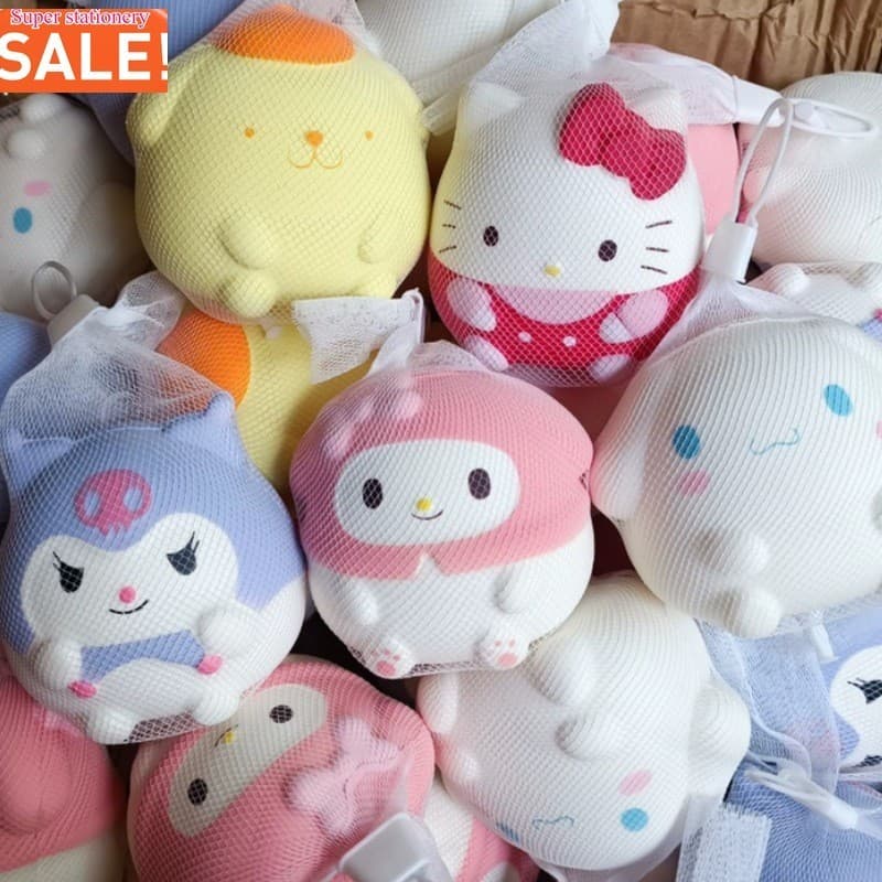 A00210 สกุชชี่ สไลม์ ทาบะสกุชชี่ ดินเบา สลาม สกุชชี่หนึบ squishy ซาลาเปา ของเล่นจิ๋ว สกุชชี่พีช รูปที่ 2