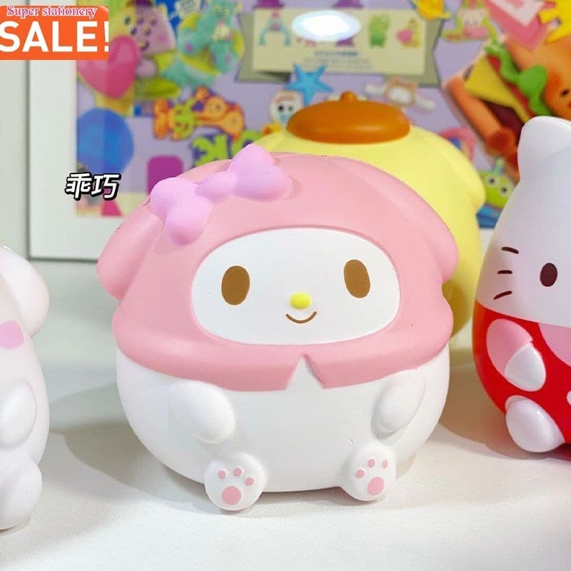 A00210 สกุชชี่ สไลม์ ทาบะสกุชชี่ ดินเบา สลาม สกุชชี่หนึบ squishy ซาลาเปา ของเล่นจิ๋ว สกุชชี่พีช รูปที่ 7
