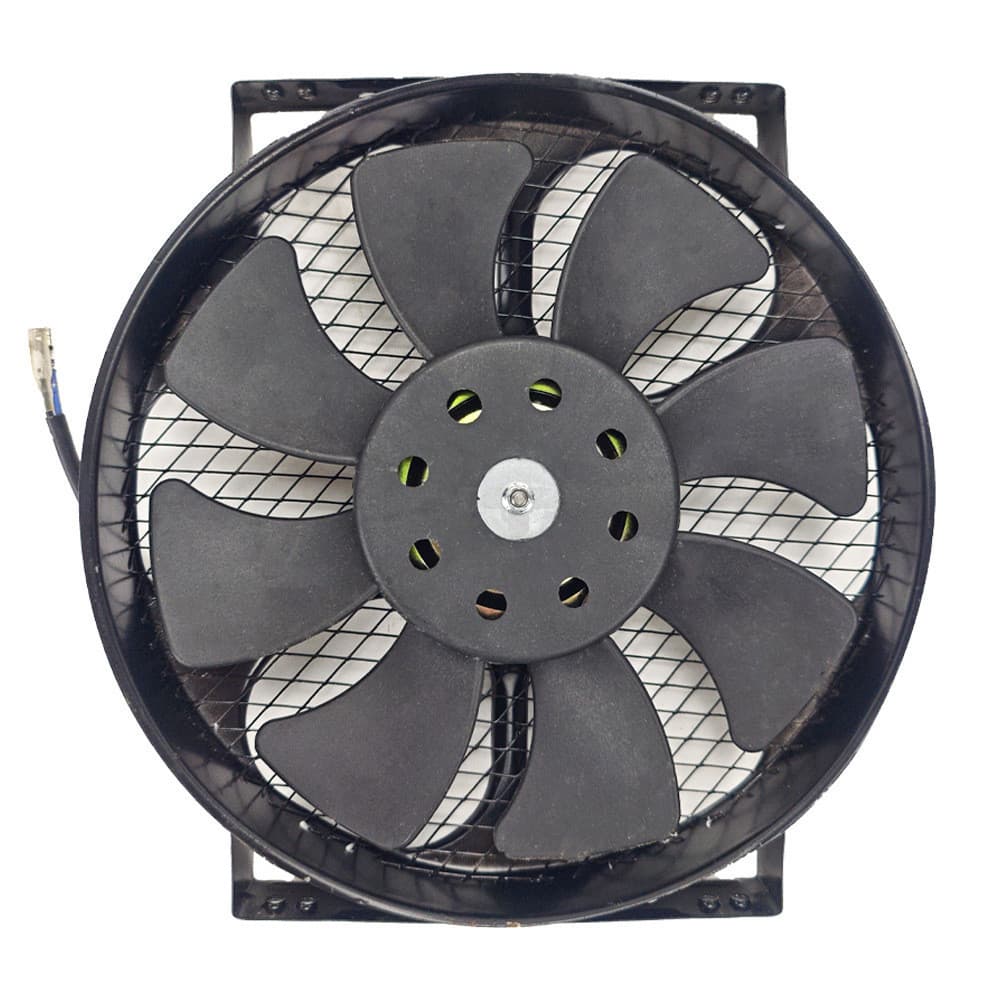 พัดลม นำเข้า แบบเป่า 10 นิ้ว 12V โครงเหล็ก เป่า ระบายความร้อน พัดลมแอร์ ระบายอากาศ พัดลมแผง หม้อน้ำ ดูด รูปที่ 2