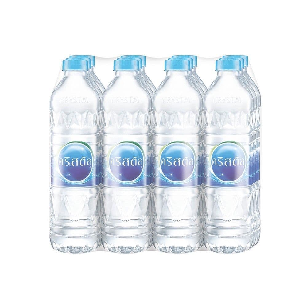 [สินค้าส่งด่วน] คริสตัล น้ำดื่ม 600 มล. แพ็ค 12 CRYSTAL WATER 600 ML. PACK 12