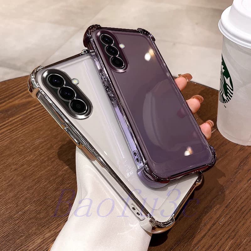 เคส Samsung A57 5G / A37 / A27 / A17 / A16 / A26 / A36 / A56 5G เคสโทรศัพท์ใส SJDK รูปที่ 2