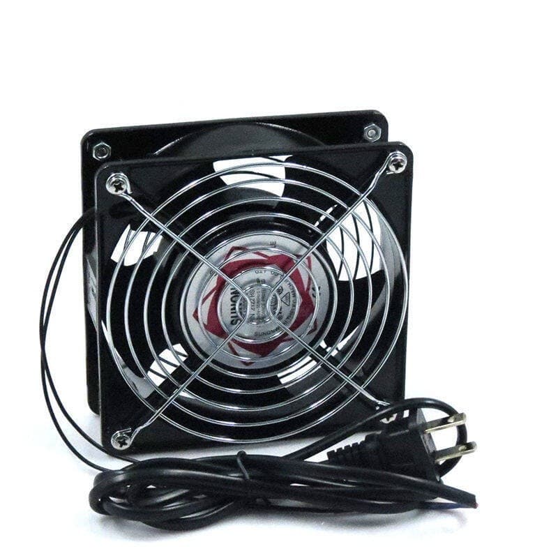 COD พัดลมระบายความร้อน พัดลมตู้RACK ตัวลมAC SQNON 12Cm 220-240V ปลั่กเสียบไฟบ้าน รูปที่ 2