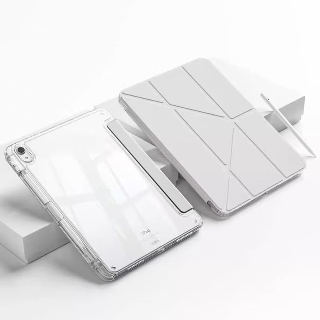 การเปิดตัวผลิตภัณฑ์พับได้แบบตัวY สําหรับ OPPO Pad SE11 / OPPO Pad 5 12.1 นิ้ว เคสโปร่งใส，ช่องเสียบปากกา รูปที่ 1