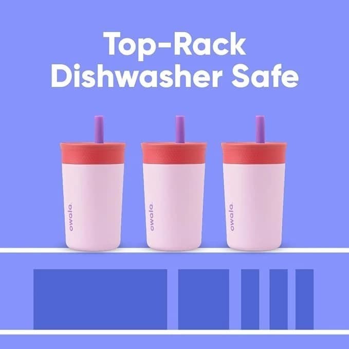 Owala Kids' Tumbler 12oz แก้วเก็บเย็นสแตนเลสสำหรับเด็ก ของแท้นำเข้า สีน่ารักมาก! รูปที่ 8