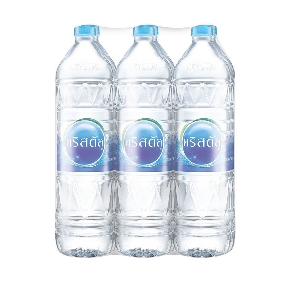 คริสตัล น้ำดื่ม 1500 มล. แพ็ค 6 CRYSTAL WATER 1500 ML. PACK 6 รูปที่ 1