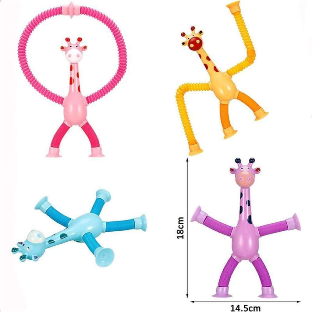 JoyToys ของเล่นเด็ก แบบยืดหดได้ ของเล่นบีบอัดรูปยีราฟ รูปที่ 8