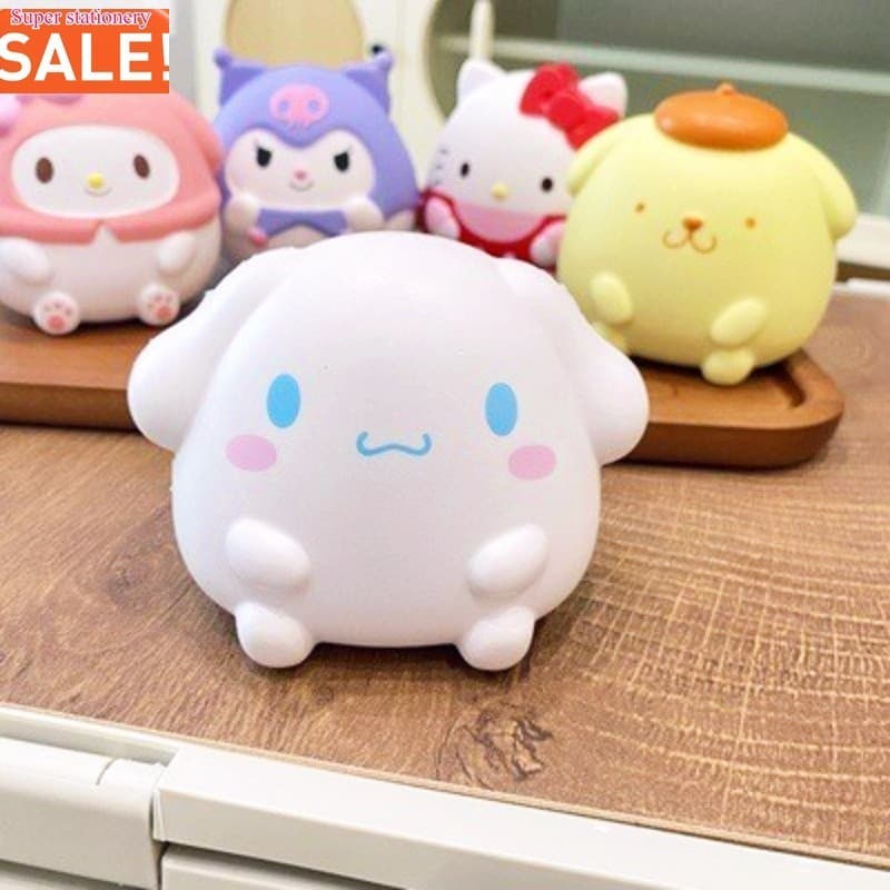 A00210 สกุชชี่ สไลม์ ทาบะสกุชชี่ ดินเบา สลาม สกุชชี่หนึบ squishy ซาลาเปา ของเล่นจิ๋ว สกุชชี่พีช รูปที่ 4
