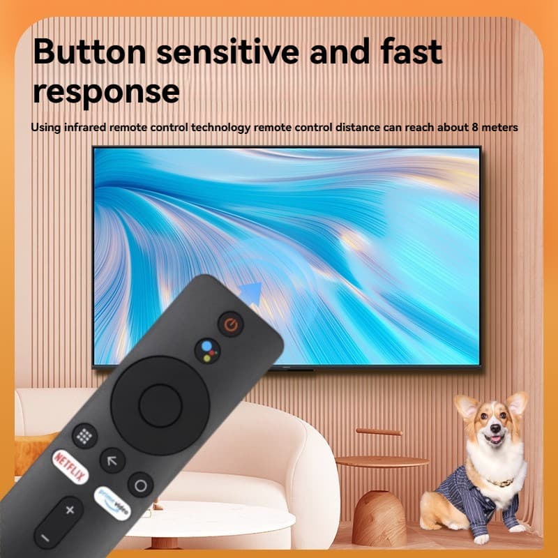 สำหรับ Xiaomi รุ่นนานาชาติกล่อง Mi Tv Stick ติดรีโมทคอนโทรล MIBOX S 3 กล่อง XMRM-006 คุณสมบัติอินฟราเรด Google Assistant รูปที่ 5