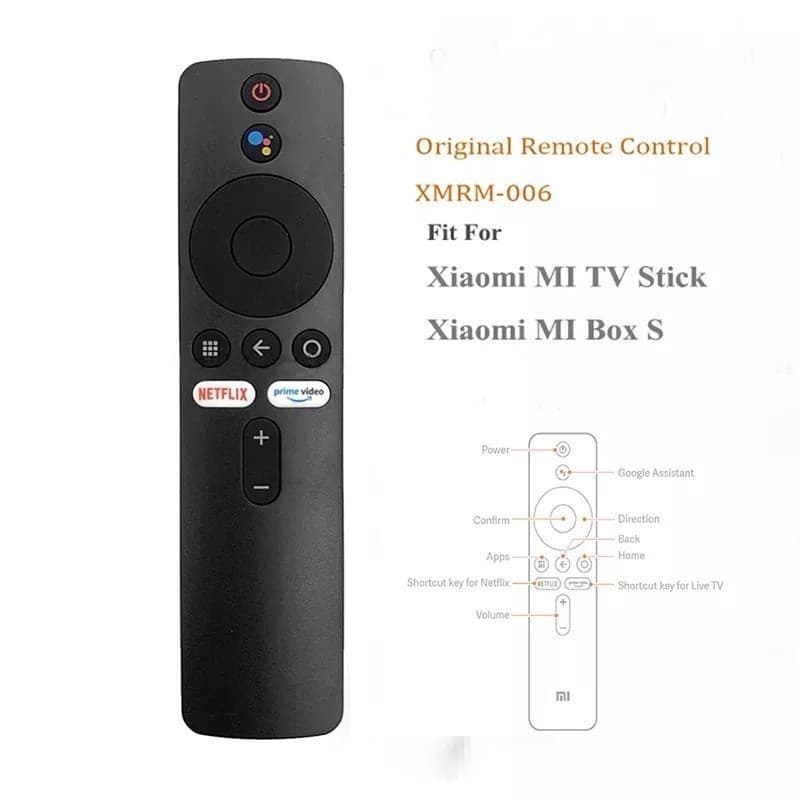 สำหรับ Xiaomi รุ่นนานาชาติกล่อง Mi Tv Stick ติดรีโมทคอนโทรล MIBOX S 3 กล่อง XMRM-006 คุณสมบัติอินฟราเรด Google Assistant รูปที่ 8