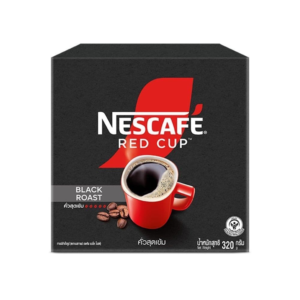 เนสกาแฟ เรดคัพ แบล็คโรสต์ 320 กรัม NESCAFE RED CUP BLACK ROAST 320 G. รูปที่ 1
