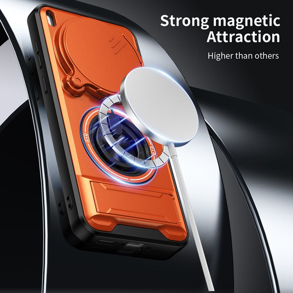 360 ที่วางแหวนเคสโทรศัพท์เหมาะสําหรับ Vivo X300 Pro 5G สไลด์กล้องป้องกันขาตั้งตรงแม่เหล็กติดรถยนต์กันกระแทกฝาครอบป้องกัน รูปที่ 7