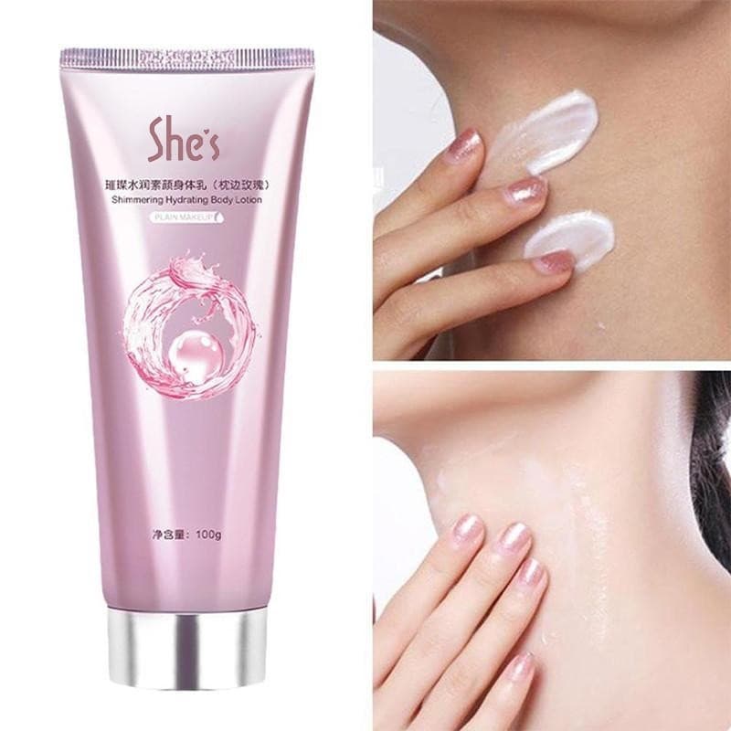 ซื้อ 1 แถม 2 SHES โลชั่นบํารุงผิวกาย ไวท์เทนนิ่ง ปรับสีผิวกระจ่างใส ให้ความนุ่มลื่น การดูแลร่างกาย 100g ครีมทาตัว รูปที่ 3
