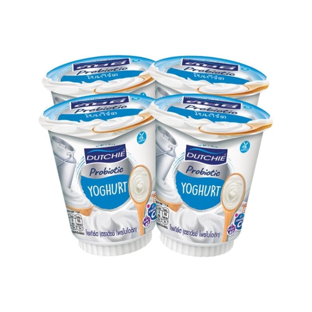 ดัชชี่ โยเกิร์ต รสธรรมชาติ 125 กรัม แพ็ค 4 DUTCHIE PLAIN YOGHURT 125 G PACK 4 รูปที่ 1