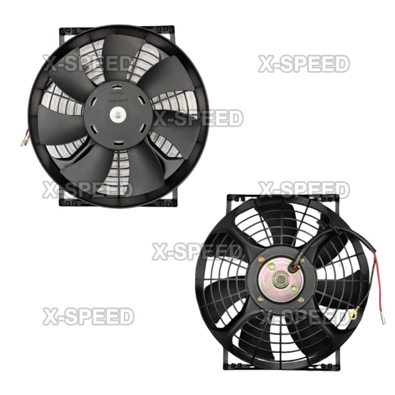 พัดลม นำเข้า แบบเป่า 10 นิ้ว 12V โครงเหล็ก เหลี่ยม 80W 6.67A พัดลม แผง หม้อน้ำ ระบายความร้อน FAN MOTOR 4005A 518 รูปที่ 9