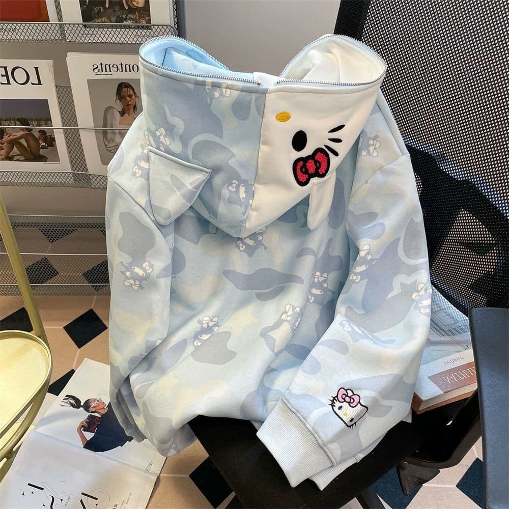 เสื้อสเวตเตอร์สำหรับผู้หญิงในฤดูใบไม้ผลิและฤดูใบไม้ร่วง ดีไซน์สวยงาม แบบขี้เกียจแจ็คเกะ รูปที่ 6