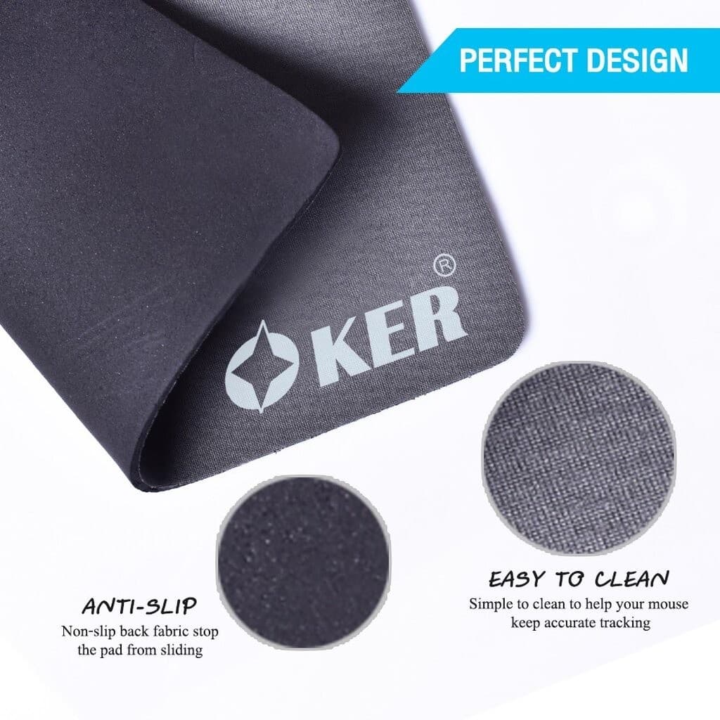OKER 1030 BLACK OPTICAL MOUSE PAD แผ่นรองเม้าส์ รูปที่ 5