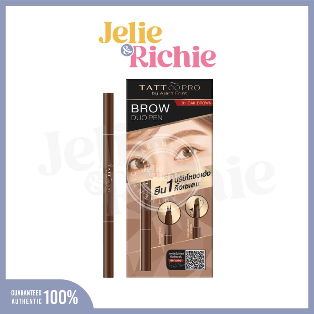 Tattoopro EyeBrow/ Lash & EyeDuo Pen 01 แทททูโปร อายบราว /แลช & อาย ดูโอ้ เพน รูปที่ 2
