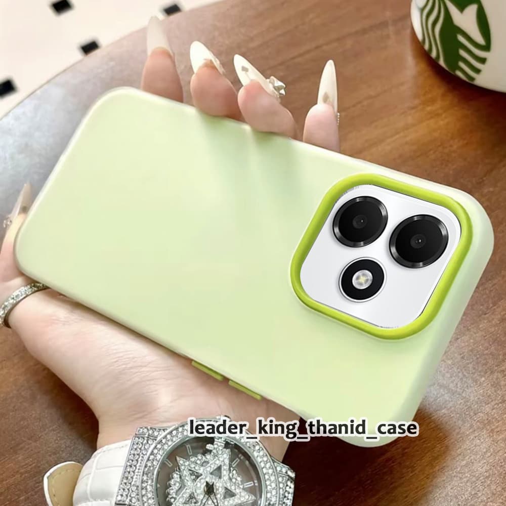 เคสมือถือ สำหรับ OPPO A6C A6S A6X A6T Pro A6 4G/5G เคส2ชั้น สีพื้นพาสเทล สีสันสดใส ป้องกันกระแทกดี เปิดเลนส์กล้อง 057 รูปที่ 9