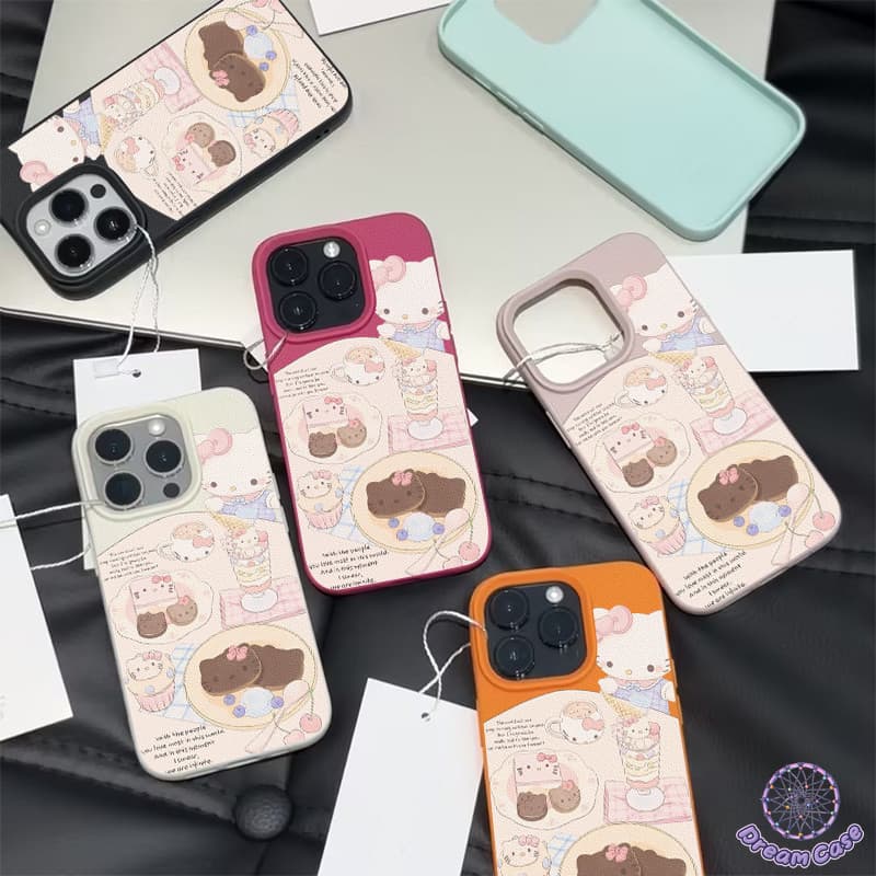 เคสไอโฟน 17 สำหรับ IPhone 13 15 17 AIR 11 16 12 14 Pro Max 15 7 8 14 Plus XR เคสTPUหนังนุ่ม ลายแมวขนมหวาน คู่รัก มินิมอล รูปที่ 9