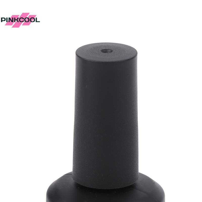 PINKCOOL 15ml แก้วใสขวดยาทาเล็บที่ว่างเปล่าพร้อมฝาปิดแปรงภาชนะเครื่องสําอางขวดแก้วเล็บพร้อมแปรงร้อน รูปที่ 8