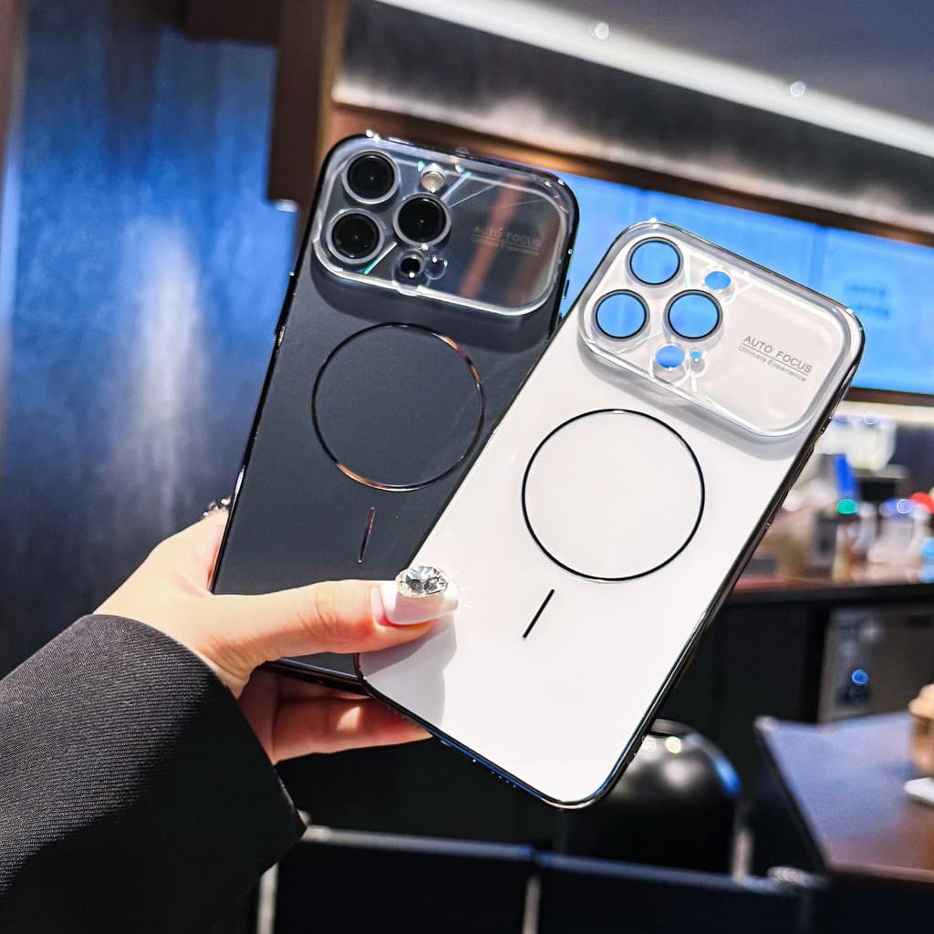 กรอบนุ่มไฟฟ้า เข้ากันได้กับ iPhone 17 Pro Max/12/13 Pro Max/14 Pro/13/15/16 Pro Max เคสโทรศัพท์หรูหราสไตล์ใหม่ รูปที่ 2