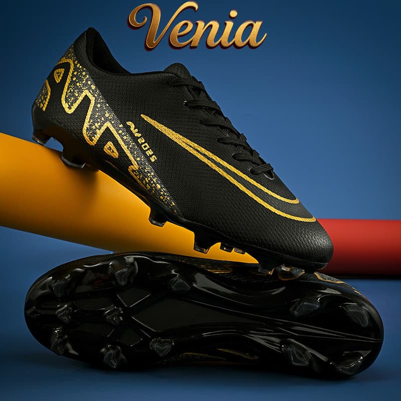 venia มากรองเท้าฟุตบอล สตั๊ด เด็กและผู้ใหญ่ สีเจ็บ ไซค์ 32-46 รองเท้าฟุตซอล รูปที่ 4