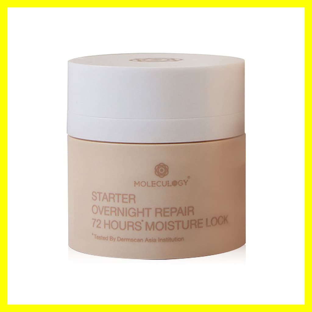 Moleculogy Starter Overnight Repair 72 Hours Moisture Lock 50g โมเลกุลโลจี้ ครีมปิดผิว. รูปที่ 4