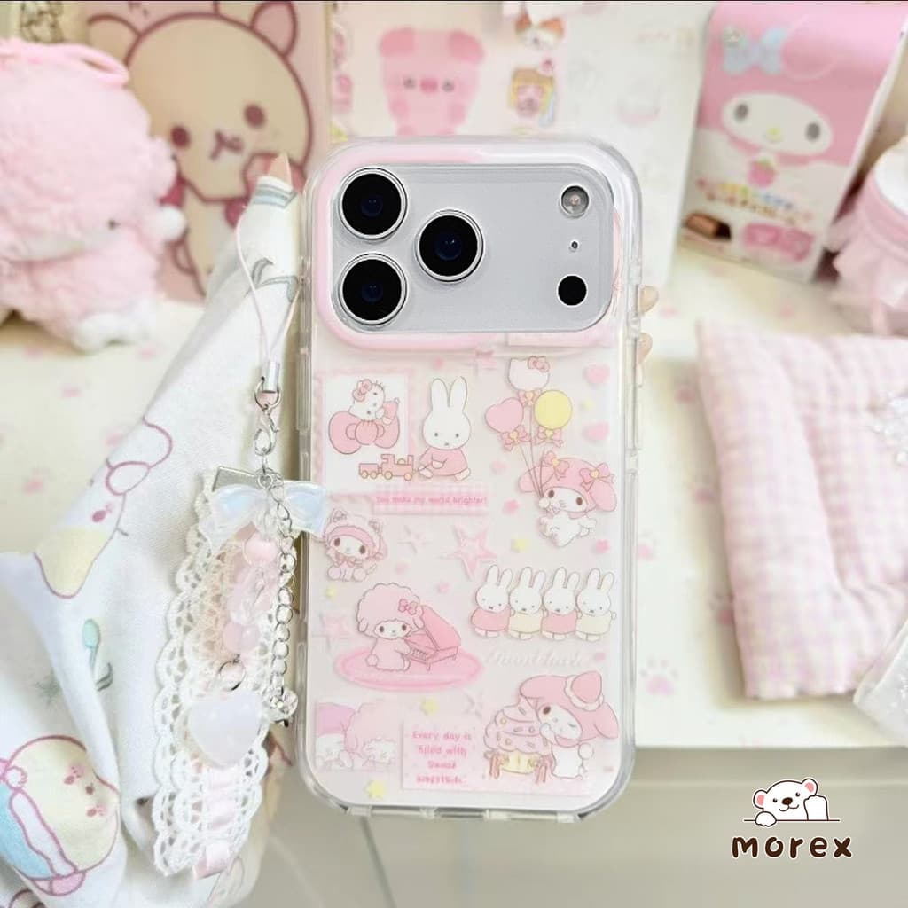 เคสIMD TPUนุ่ม ลายมิฟฟี่ เมโลดี้ OPPO A6 A5i A5 A3 X pro A60 A18 F31 A16 A79 A78 A57 A7 A55 A15 A77 A98 A78 A58 A31 A38 รูปที่ 5