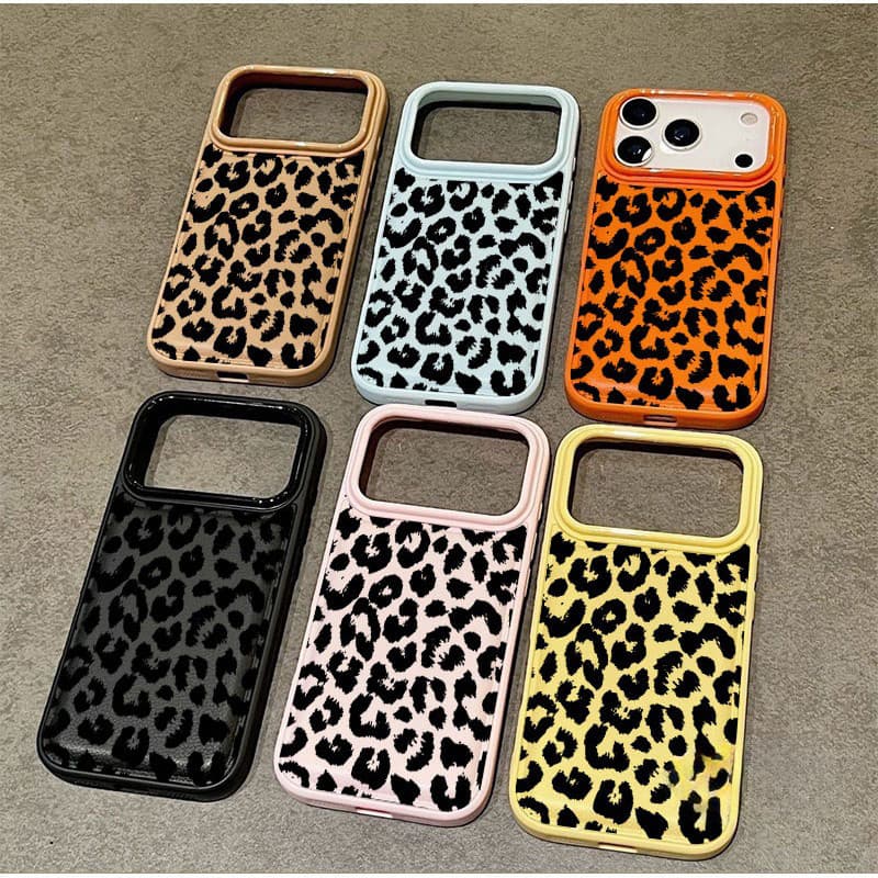 ลายเสือดาว รุ่นใหม่ สําหรับ iPhone 17 16 15 14 13PRO 12 12pro 11 11pro 14/15plus 17ProMax 17Pro เคสโทรศัพท์กันกระแทก รูปที่ 1