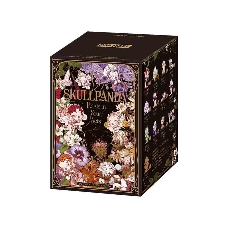 POPMART POPMART SKULLPANDA Flower Four Scene Series กล่องปริศนาทํามือของเล่นตกแต่งของขวัญ รูปที่ 6