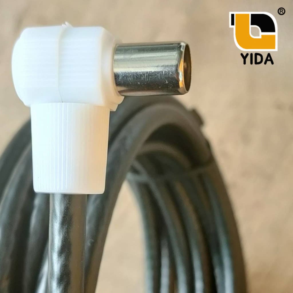 สายอากาศทีวี Digital TV RF Cable สายคอนโด สีดำ รองรับทีวีดิจิตอล ยาว 1-5 เมตร รูปที่ 5