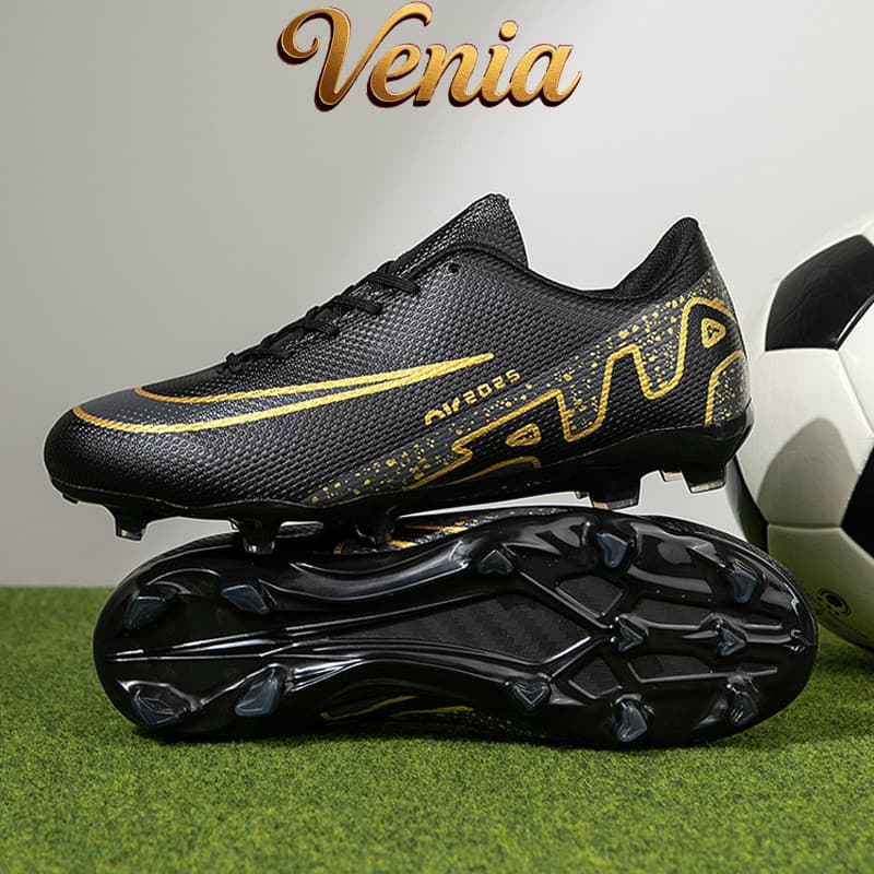 venia มากรองเท้าฟุตบอล สตั๊ด เด็กและผู้ใหญ่ สีเจ็บ ไซค์ 32-46 รองเท้าฟุตซอล รูปที่ 7