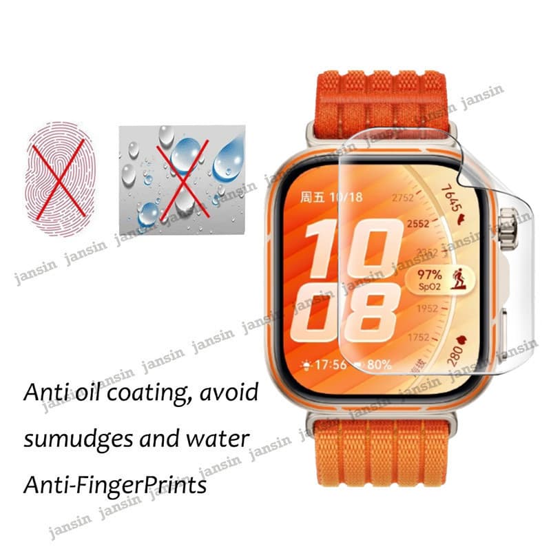 ฟิล์มไฮโดรเจล 1-3PCS ฟิล์มป้องกันหน้าจอ สําหรับ Huawei Watch Fit 5 5pro Films รูปที่ 6
