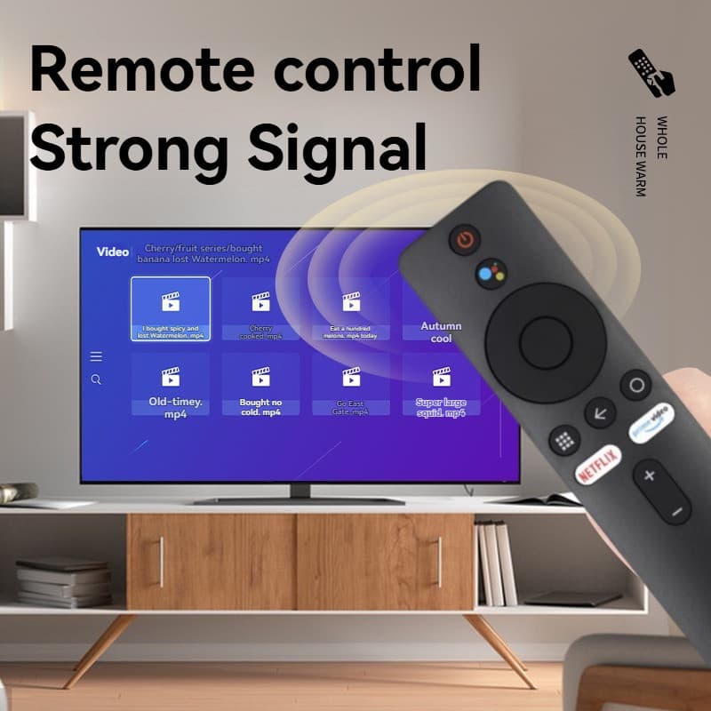 สำหรับ Xiaomi รุ่นนานาชาติกล่อง Mi Tv Stick ติดรีโมทคอนโทรล MIBOX S 3 กล่อง XMRM-006 คุณสมบัติอินฟราเรด Google Assistant รูปที่ 4